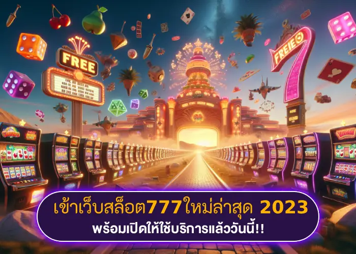 เปิดตัวทาง เข้าเว็บสล็อต777 พร้อมเปิดให้บริการแล้ววันนี้